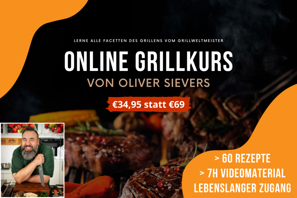Online Grillkurs mit Oliver Sievers - Angebot